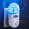 Répulsif Électronique Anti-Nuisibles à Ultrasons avec Lumière Bleue UV – Prise Murale pour Maison, Cuisine et Bureau