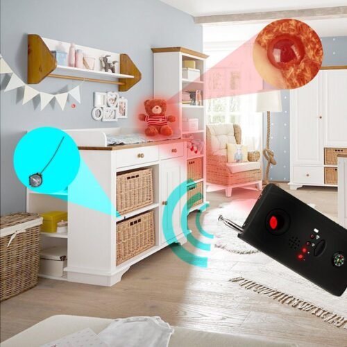 Détecteur Anti-Espion Multifonction RF & Caméras Cachées avec Laser et Détection Sans Fil