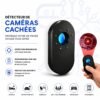 Scanner Portable de Caméras Cachées Détecteur Infrarouge Rechargeable USB