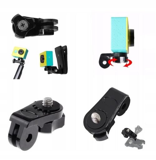 Kit de 3 Adaptateurs Universels de Fixation pour Caméras d’Action