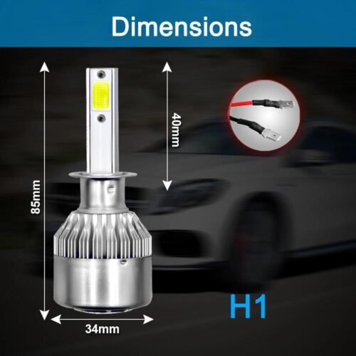 gvc.product.image_.1782757646869.9902118f-2a8e-4f7e-95d5-258b5ef0a2e1.jpeg Ampoules LED H1 6500K 36W 3800LM – Kit de 2 Phares Blanc Froid Haute Luminosité