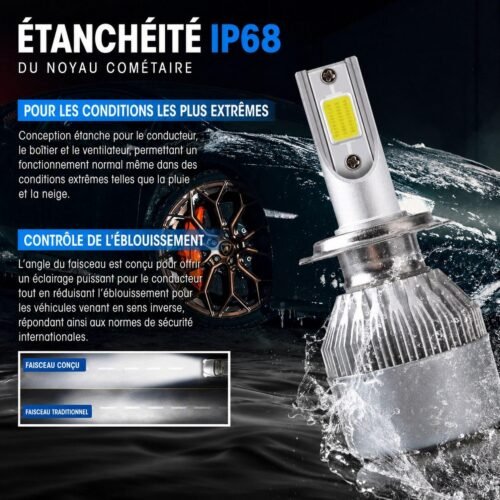 gvc.product.image_.1782757676606.cc502246-9ae1-48d4-a41d-8e7e726e2fdb.jpeg Ampoules LED H1 6500K 36W 3800LM – Kit de 2 Phares Blanc Froid Haute Luminosité