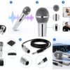Microphone Filaire Dynamique Professionnel avec Câble XLR vers Jack 6.35 mm – Son Clair pour Karaoké, Conférences et Animation