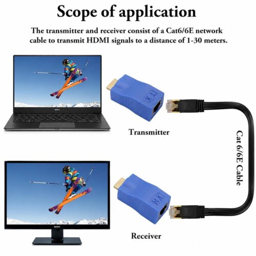 gvc.product.image_.1782918211063.70001da2-5dab-43b2-ad71-1971aefd07de.jpeg Extendeur HDMI RJ45 30 m – Kit Émetteur & Récepteur Full HD 1080p