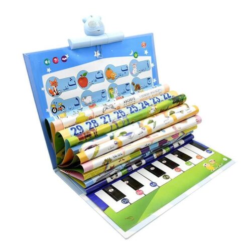 Livre éducatif électronique Interactif pour Enfants avec Tableau Effaçable et Haut-Parleur