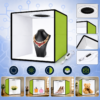 Boîte à Lumière LED 30 × 30 cm – Studio Photo Pliable avec Éclairage LED Intégré pour Photos de Produits