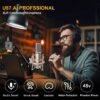 Microphone à Condensateur U87 AI XLR Professionnel 34 mm avec Support Antichoc – Qualité Studio 48V