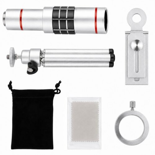 gvc.product.image_.1783180437469.5adf7527-a7e6-4d81-b4a3-3cfdc30b3467.jpeg Objectif Téléphoto 18X Universel pour Smartphone avec Mise au Point Manuelle et Trépied