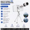 gvc.product.image_.1783181399465.e6ff158a-1aae-44f1-92c6-b44bbc06d7ed.jpeg Objectif Téléphoto 18X Universel pour Smartphone avec Mise au Point Manuelle et Trépied