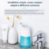 Distributeur Automatique de Savon Moussant Sans Contact 250 ml avec Capteur Infrarouge – Distributeur de Savon Mural pour Salle de Bain et Cuisine