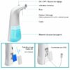 Distributeur Automatique de Savon Moussant Sans Contact 250 ml avec Capteur Infrarouge – Distributeur de Savon Mural pour Salle de Bain et Cuisine