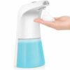 Distributeur Automatique de Savon Moussant Sans Contact 250 ml avec Capteur Infrarouge – Distributeur de Savon Mural pour Salle de Bain et Cuisine