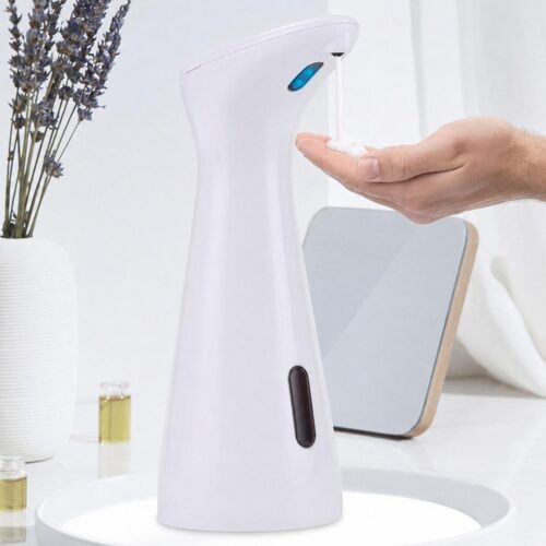 gvc.product.image_.1783252434521.b6be5f47-fb2e-434a-936f-9f8bf69a87c8.jpeg Distributeur Automatique de Savon Sans Contact 200 ml, Capteur Infrarouge Étanche