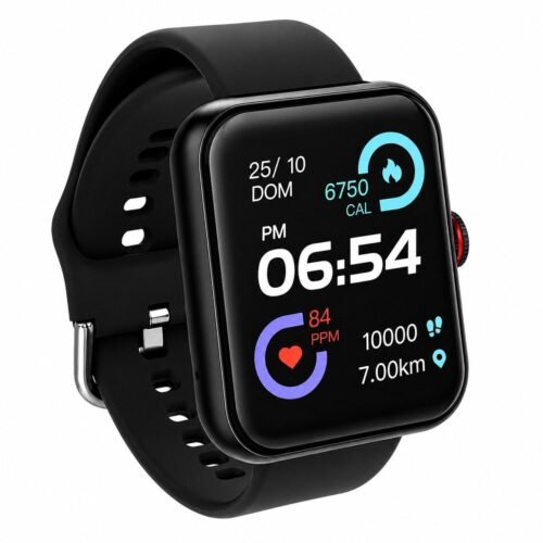 Montre Connectée Bluetooth avec Appels, Écran HD 1.69", Suivi Santé, SpO2 et Fréquence Cardiaque