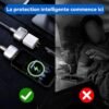 Module Intelligent d’Arrêt Automatique de Charge USB-C 140W – Protection Batterie avec Déconnexion à 100% pour Smartphones, Tablettes et Ordinateurs Portables