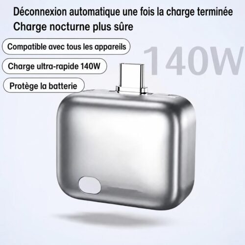 Module Intelligent d’Arrêt Automatique de Charge USB-C 140W – Protection Batterie avec Déconnexion à 100% pour Smartphones, Tablettes et Ordinateurs Portables