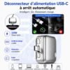 Module Intelligent d’Arrêt Automatique de Charge USB-C 140W – Protection Batterie avec Déconnexion à 100% pour Smartphones, Tablettes et Ordinateurs Portables