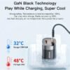 Chargeur Secteur Rapide 33W GaN avec Double Port USB-C et USB-A – Chargeur Compact pour Smartphone, Tablette et Accessoires