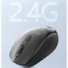 Souris Sans Fil 2.4G Compacte avec Récepteur USB – Souris Ergonomique pour PC, Laptop et Bureau