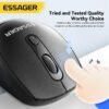 Souris Sans Fil 2.4G Compacte avec Récepteur USB – Souris Ergonomique pour PC, Laptop et Bureau