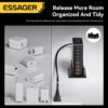 Chargeur GaN 320W de Bureau 8 Ports USB-C et USB-A avec Support – Charge Rapide PD/QC – Prise EU