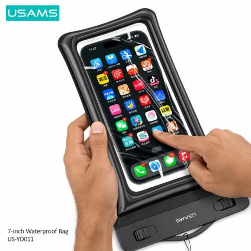 Pochette Étanche Flottante pour Téléphone 7 Pouces IPX8 avec Cordon – Protection Anti-Chute pour Plage, Piscine et Voyage