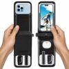 Pochette étanche double poche pour téléphone 7 pouces IP68 avec dragonne amovible – Protection waterproof pour plage et piscine