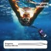 Pochette étanche double poche pour téléphone 7 pouces IP68 avec dragonne amovible – Protection waterproof pour plage et piscine