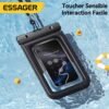 Pochette Téléphone Étanche IPX8 Double Poche – Housse Waterproof 10 m pour Plage, Piscine et Voyage
