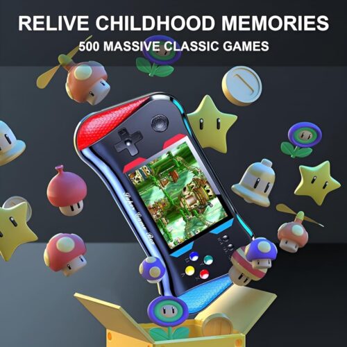 gvc.product.image_.1783695847284.391840e2-e996-46f8-839f-3ce3543ccd2f.jpeg Console de Jeu X7M Portable Rétro 500 Jeux Intégrés – Écran Couleur 3.0”, Connexion TV