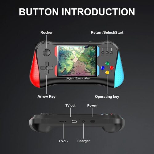 gvc.product.image_.1783695872203.cbaefc83-2ee7-41e1-bfc0-d550ade9cb1b.jpeg Console de Jeu X7M Portable Rétro 500 Jeux Intégrés – Écran Couleur 3.0”, Connexion TV
