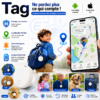 Traceur Intelligent Bluetooth – Localisation en Temps Réel Android & iOS avec Porte-clés en Silicone Inclus
