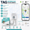 Traceur Intelligent Bluetooth – Localisation en Temps Réel Android & iOS avec Porte-clés en Silicone Inclus