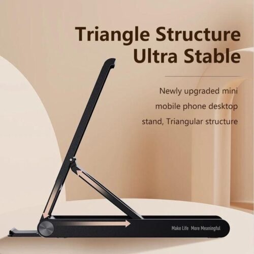 Support de Téléphone Pliable Réglable pour Bureau – Compatible Smartphones 4 à 8,3 Pouces