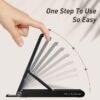 Support de Téléphone Pliable Réglable pour Bureau – Compatible Smartphones 4 à 8,3 Pouces