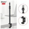 Support de Bureau Réglable pour Smartphone, Caméra & Éclairage LED – Rotation 360° – Extensible 42,5 à 98 cm – Filetage Universel 1/4