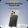Power Bank Magnétique 10000mAh 15W Sans Fil PD 20W USB-C avec Écran LED pour iPhone MagSafe et Smartphones