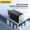 Chargeur Secteur 67W GaN USB-C x2 + USB-A Charge Rapide PD QC 3 Ports Universel