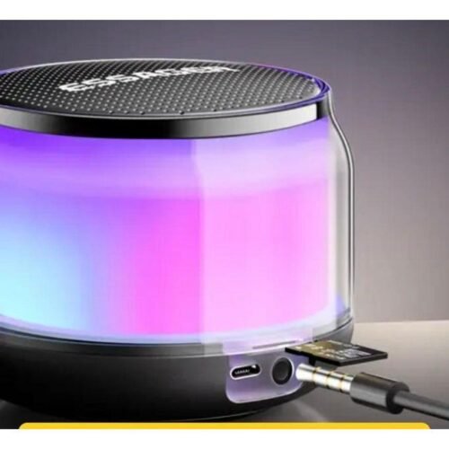 Enceinte Bluetooth Portable LED 360° Basses Puissantes FM AUX Carte TF