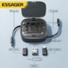 Kit Câble Rétractable Multifonction USB-C, Lightning & Micro USB avec Adaptateurs et Rangement