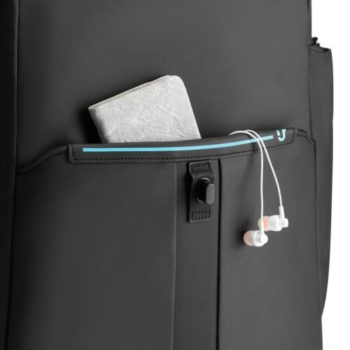 Sac à Dos Ordinateur Portable 15,6” Étanche avec Poche Antivol et Sangle Trolley – Grande Capacité