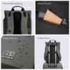 Sac à Dos Ordinateur Portable 15,6” Étanche avec Poche Antivol et Sangle Trolley – Grande Capacité
