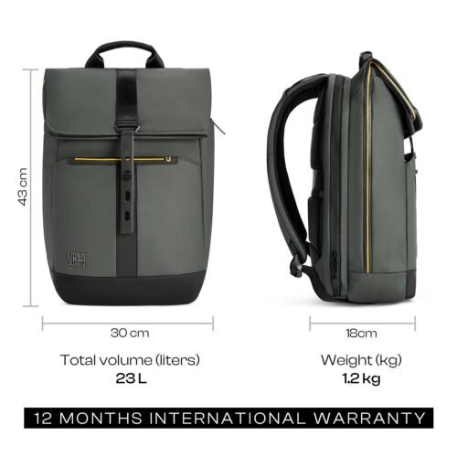Sac à Dos Ordinateur Portable 15,6” Étanche avec Poche Antivol et Sangle Trolley – Grande Capacité