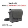 Sac de Transport pour Drone Compatible Mavic 3 Pro / Mavic 3 / Mavic 3 Classic – Étui de Protection Résistant à l’Eau avec Compartiments