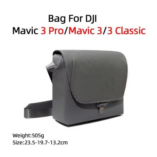 Sac de Transport pour Drone Compatible Mavic 3 Pro / Mavic 3 / Mavic 3 Classic – Étui de Protection Résistant à l’Eau avec Compartiments
