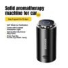 Diffuseur de Parfum Solide pour Voiture – Désodorisant 360° en Alliage d'Aluminium avec Éclairage d'Ambiance LED – Jusqu'à 90 Jours
