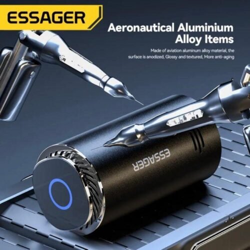 Diffuseur de Parfum Solide pour Voiture – Désodorisant 360° en Alliage d'Aluminium avec Éclairage d'Ambiance LED – Jusqu'à 90 Jours