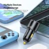 Chargeur Voiture 66W USB-C Double Port – Charge Rapide PD pour Smartphone, Tablette, Console et Ordinateur Portable