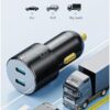 Chargeur Voiture 66W USB-C Double Port – Charge Rapide PD pour Smartphone, Tablette, Console et Ordinateur Portable