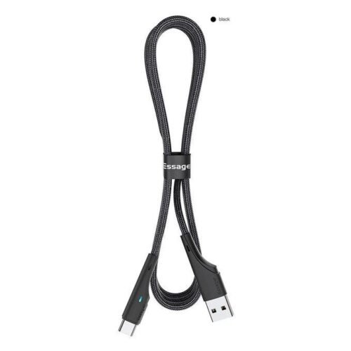Câble USB vers USB-C 3A Charge Rapide – Câble Tressé Renforcé avec Transfert de Données 480 Mbps